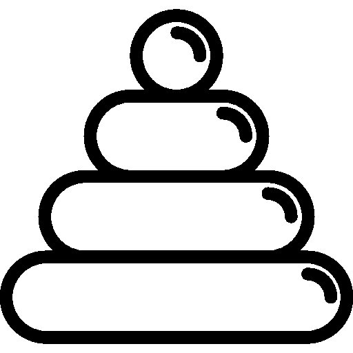 Пирамидка раскраска для детей