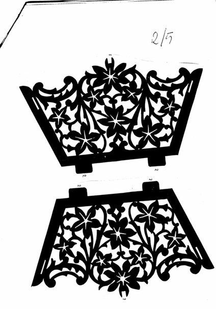 Трафарет для шкатулки