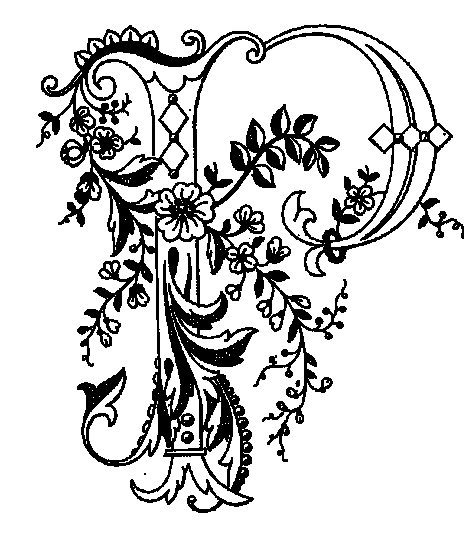 Буквица раскраска