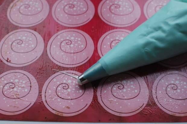 Трафарет круги для зефира