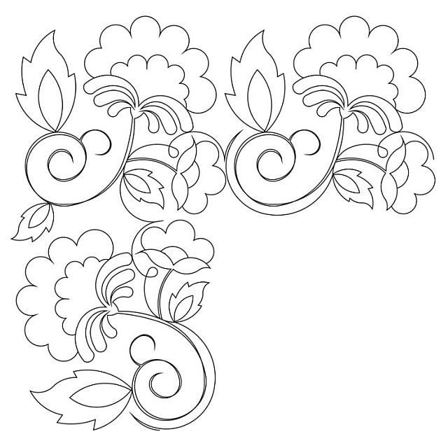 Трафарет для вышивки