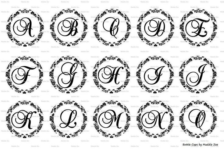 Монограммы букв