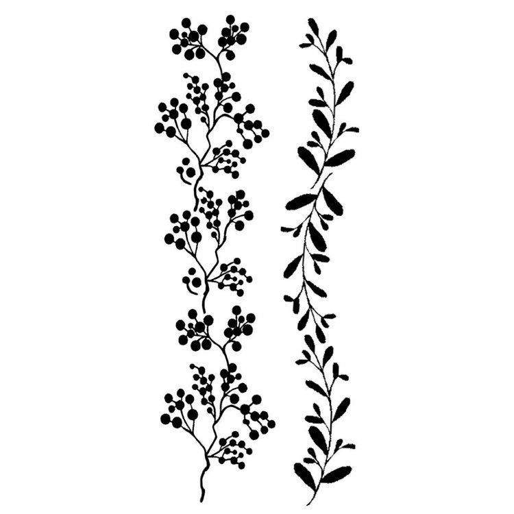 Трафареты для декора узкие