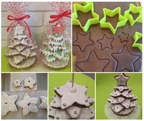 Форма елочки для имбирных пряников