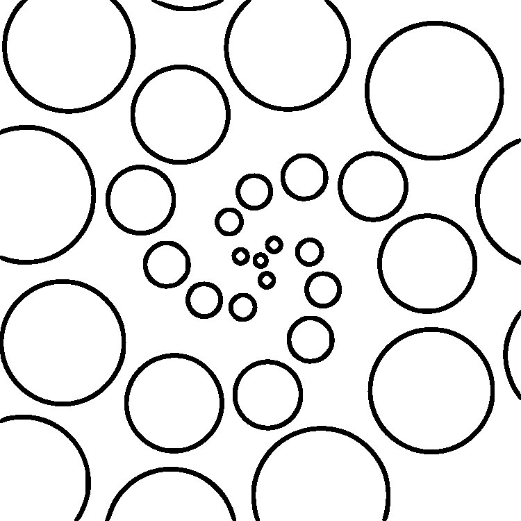 Круги разных размеров