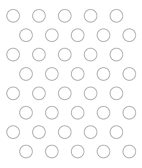 Трафарет маленького круга