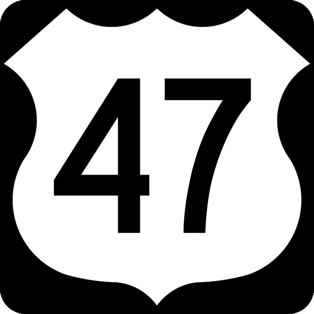 Красивая цифра 47