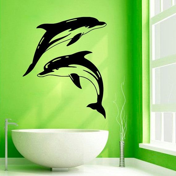 Трафарет для декора стен в ванной