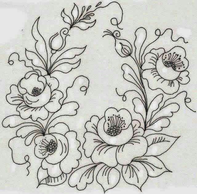 Орнамент цветы