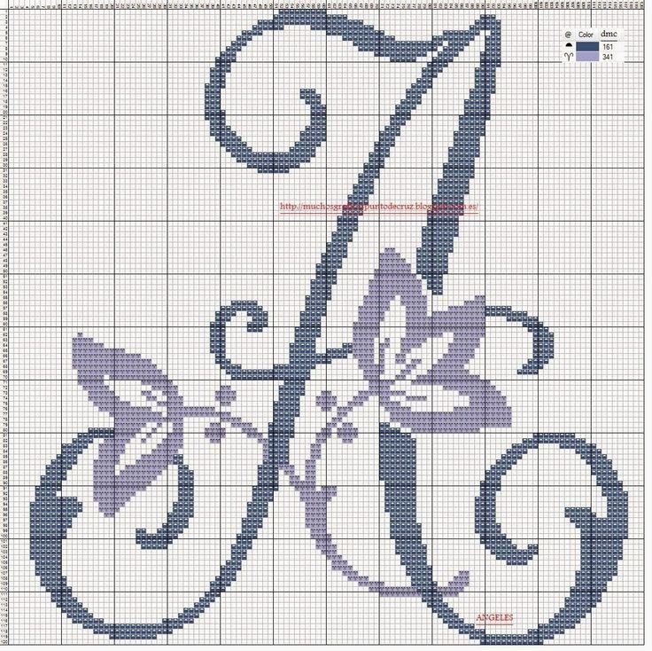 Монограмма вышить