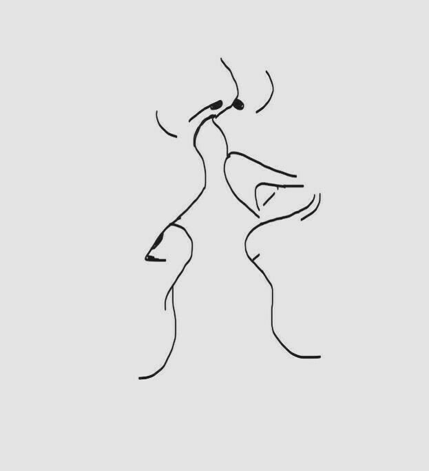 Силуэт набросок