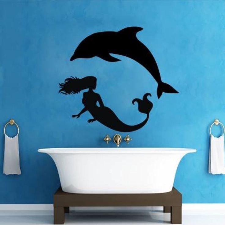 Наклейки на стену в ванную