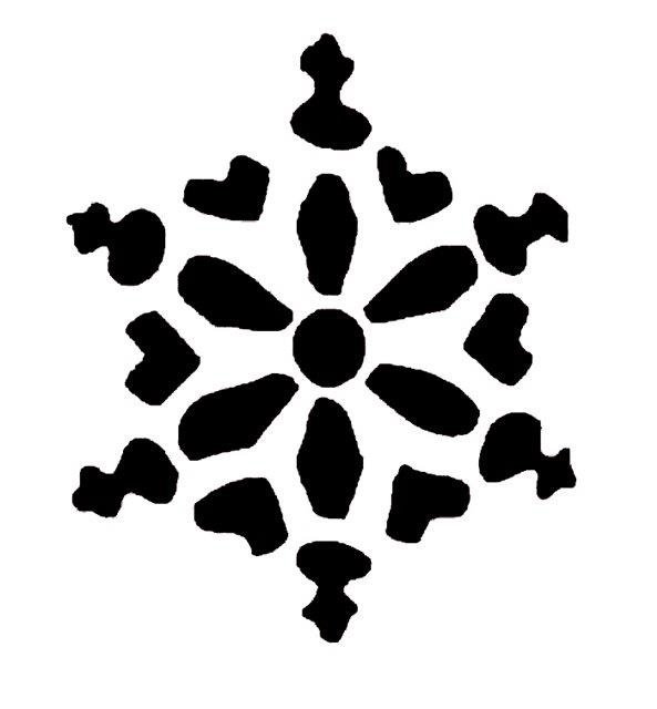 Новогодние трафареты для рисования на окнах