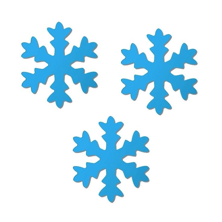 Снежинки печать