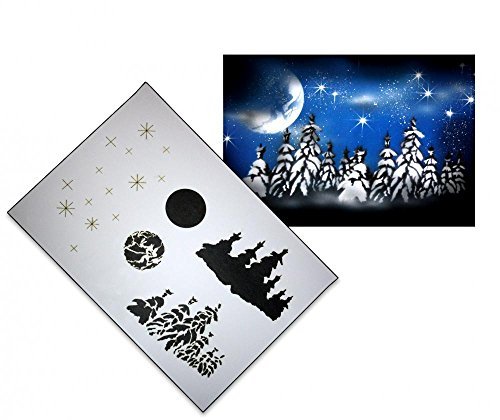 Многослойный трафарет для аэрографии