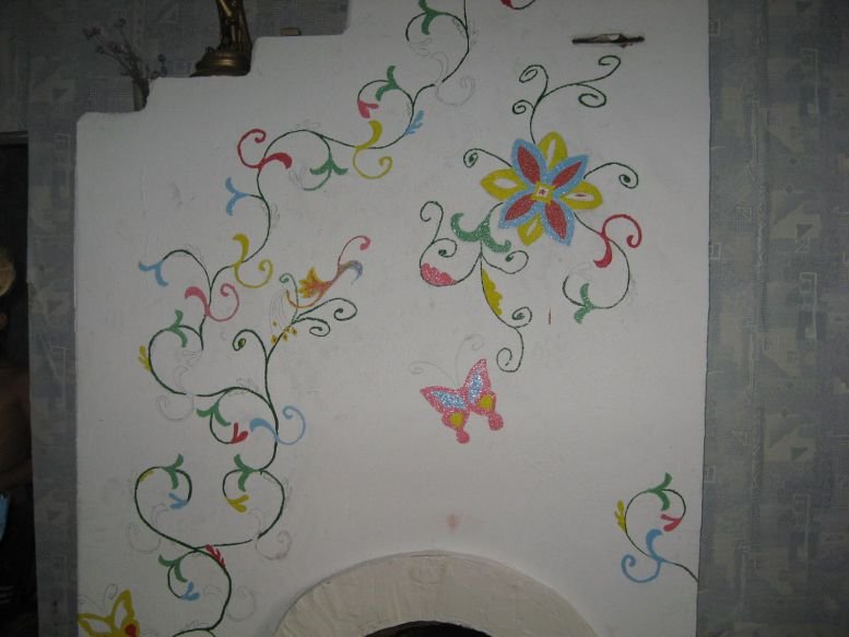 роспись печки