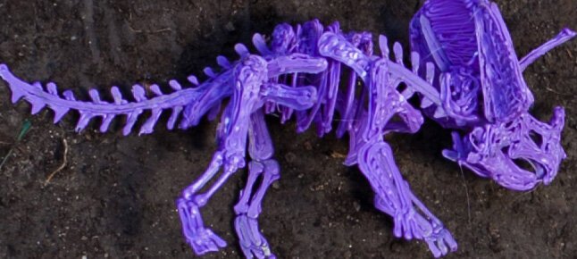 Скелет динозавра трафарет для 3д ручки