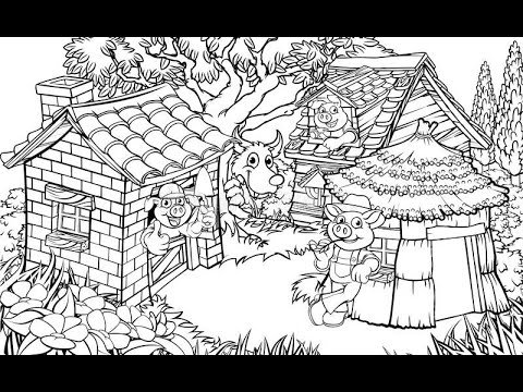 Домики трех поросят