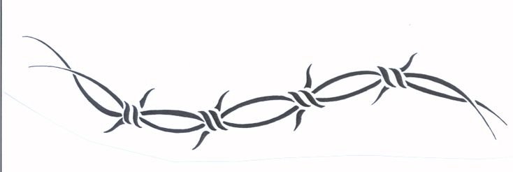 Проволока тату эскиз