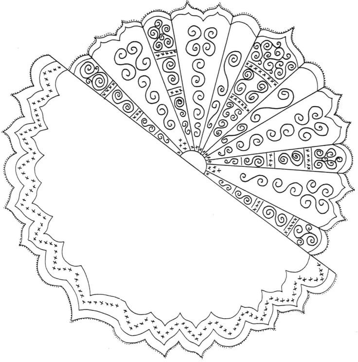 Веер печать