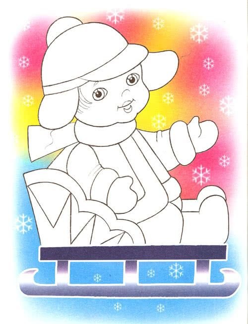 Шаблоны для зимних аппликаций