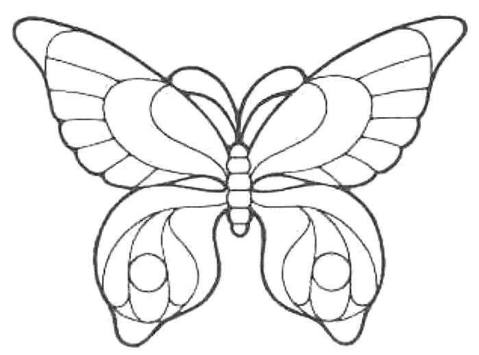 Шаблон бабочки