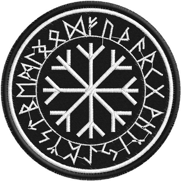 Оберег рунический круг футарк