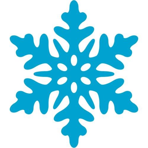 Снежинки на окна цветные