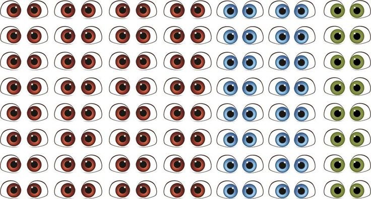 Шаблон глаз соты