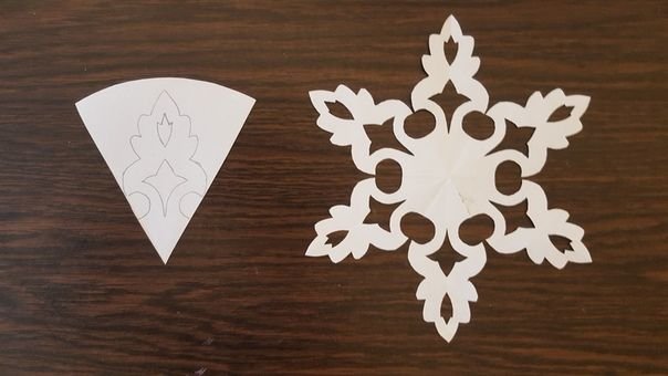 Шаблоны снежинок