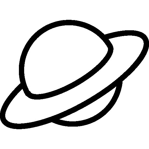 Сатурн трафарет