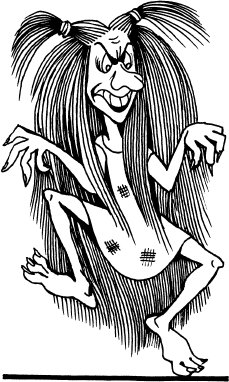 Кикимора рисунок