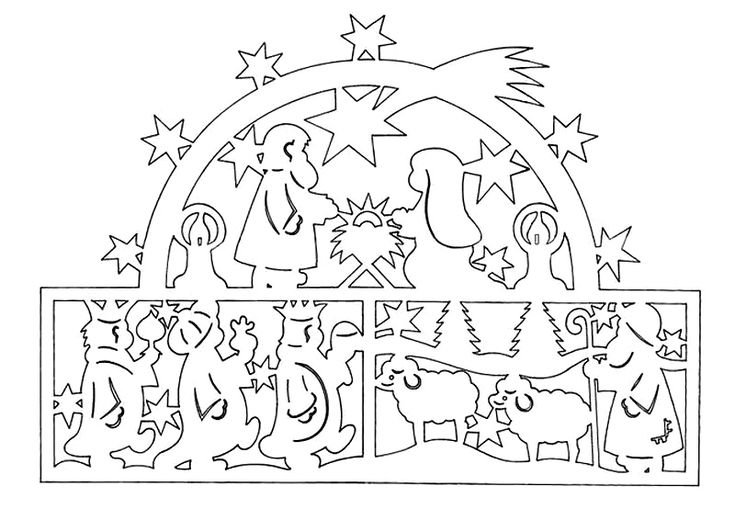 Новогодние вырезалки на окна