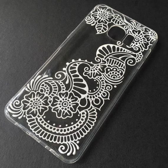 Роспись чехла для телефона