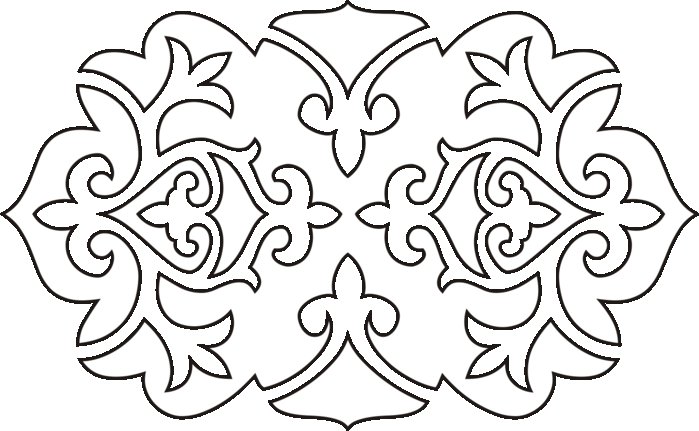 Орнамент казахский национальный