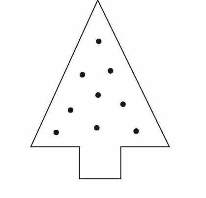 Шаблон елки
