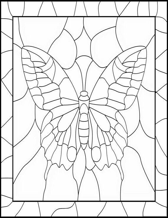 Контур для витражных рисунков