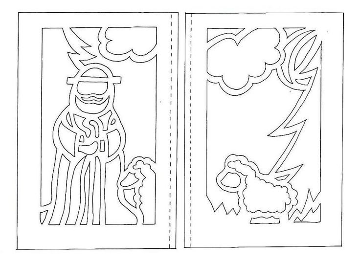 Новогодние витражи на окна