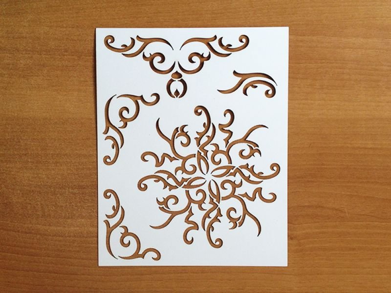 Трафарет для покраски мебели