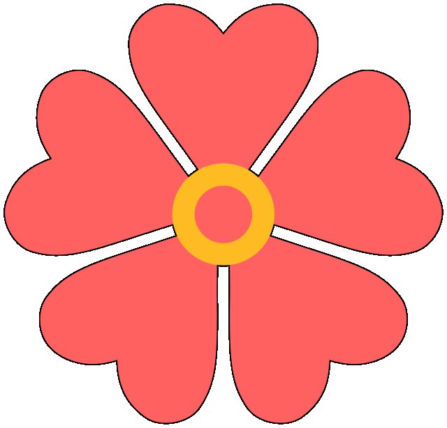 Цветочки разных цветов для детей