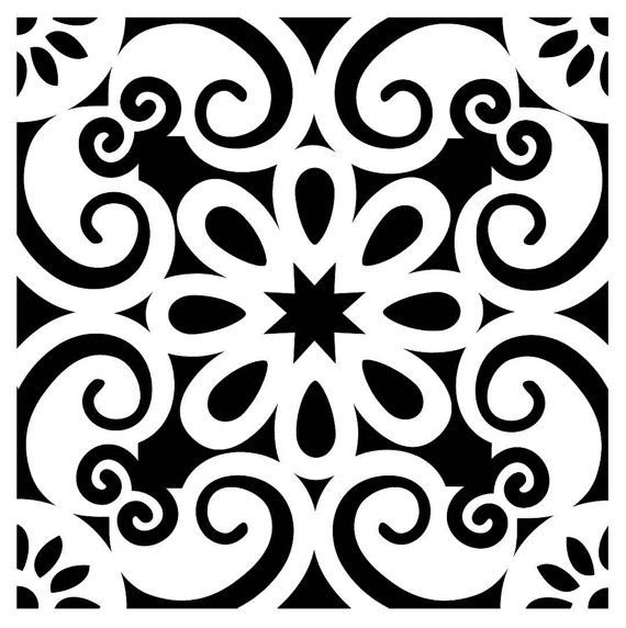 Трафарет "восточные узоры"