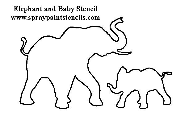 Трафареты диких животных