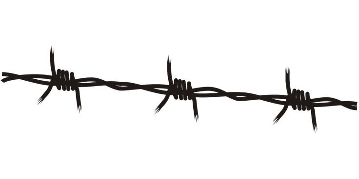 Колючая проволока вектор