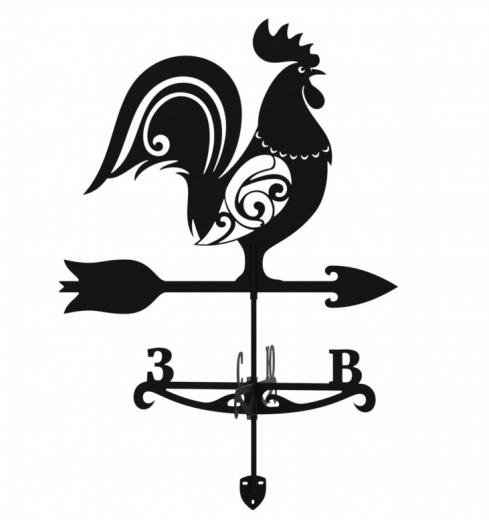 Флюгер петух ral9005