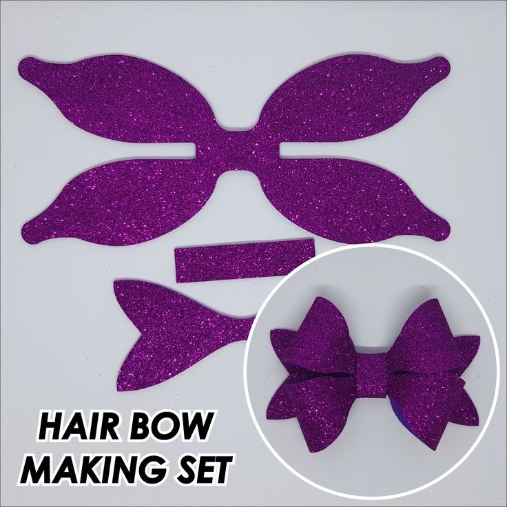 Бантики из фетра