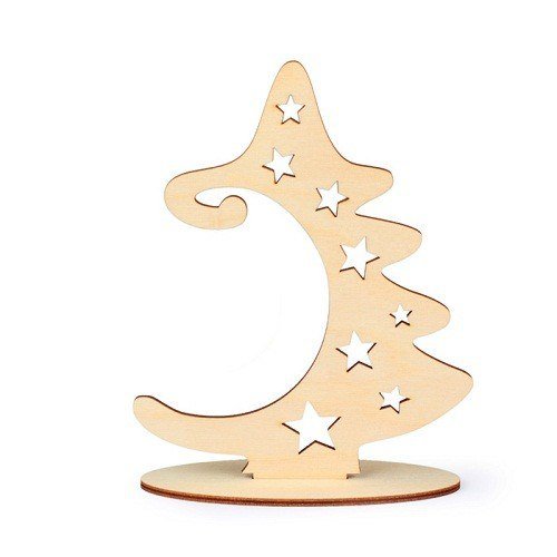 Деревянная подставка для елочного шара