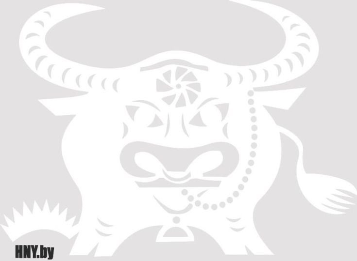 Бык трафарет на окно