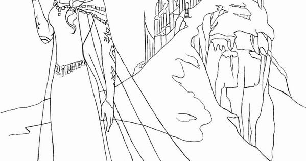 Замок Эльзы раскраска