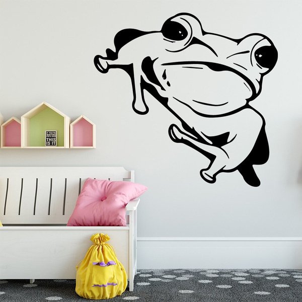 Наклейка на стену Лягушонок