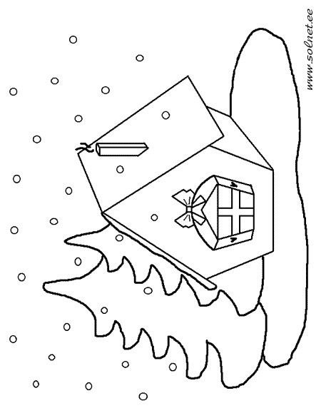 Раскраски пластилином зимние